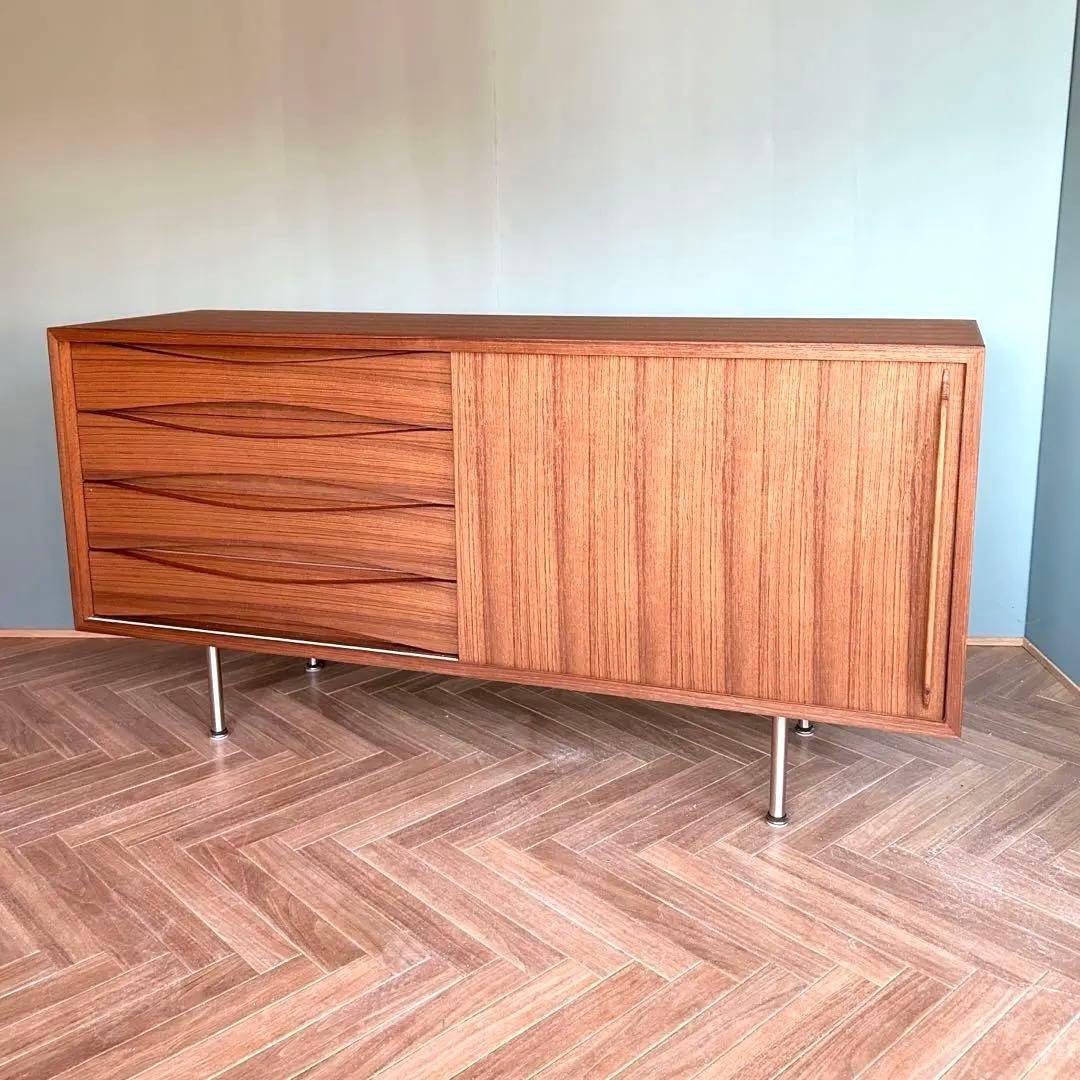 y*u様 チーク サイドボード チェスト 北欧 ミッドセンチュリー ビンテージ