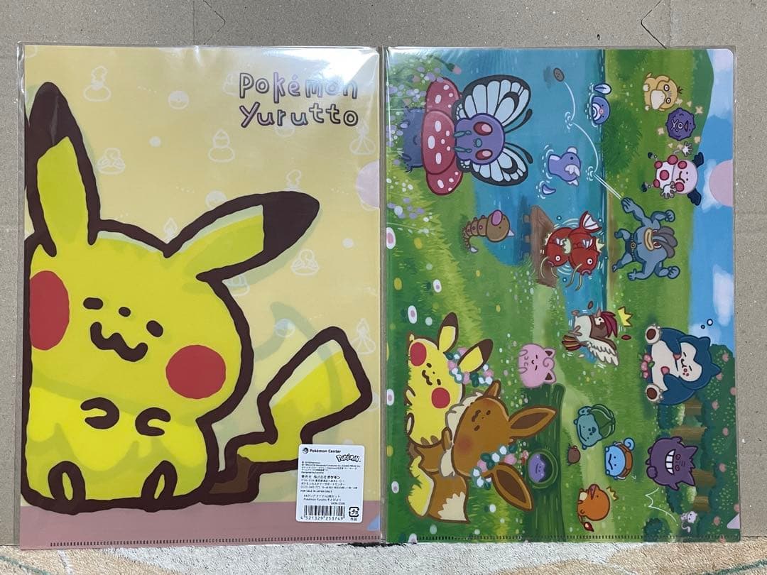 ポケモンセンター クリアファイル ポケモンユルット 6枚 カナヘイ