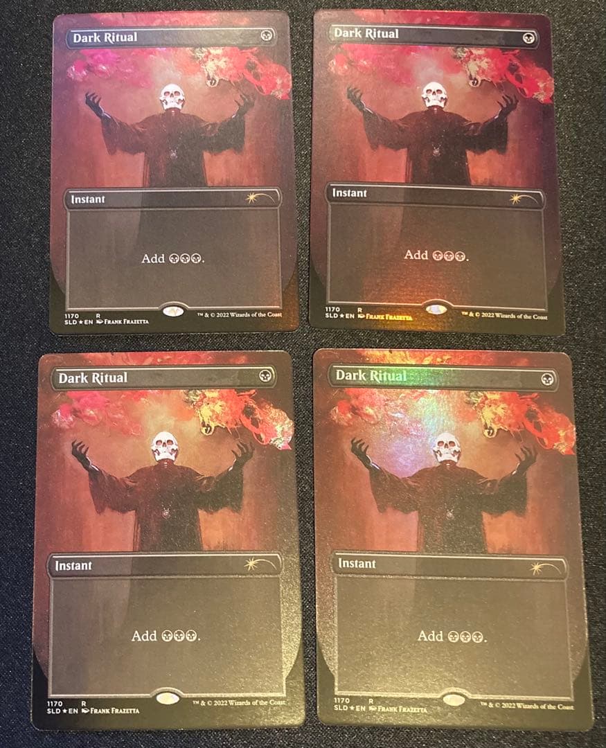 MTG 英語版　暗黒の儀式　SLD Foil 4枚セット