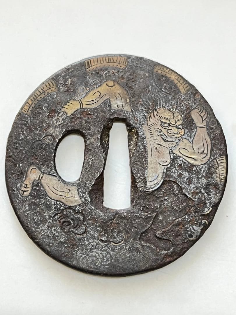 極上 刀鍔 象嵌。BL2-77