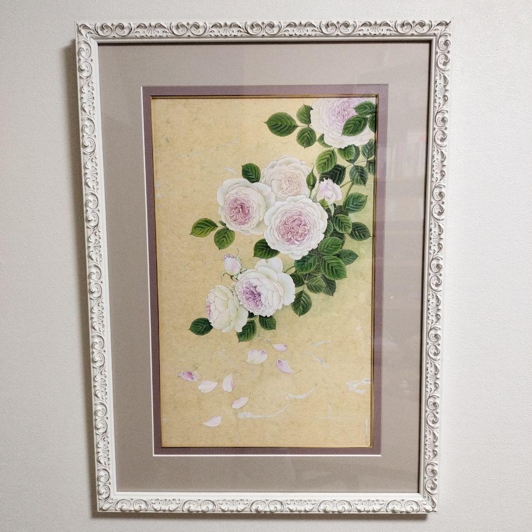 バラの水彩画　軽井沢レイクガーデン　内藤マリナ