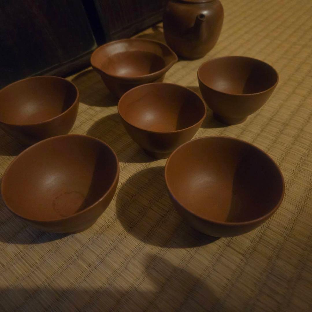 中国 煎茶 茶器 急須 セット 茶道 盆