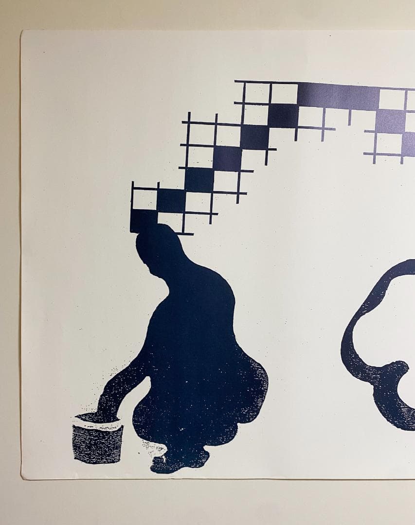 希少！おすすめ！仲條正義 2002年作『仲條のフジのヤマイ』シリーズポスター