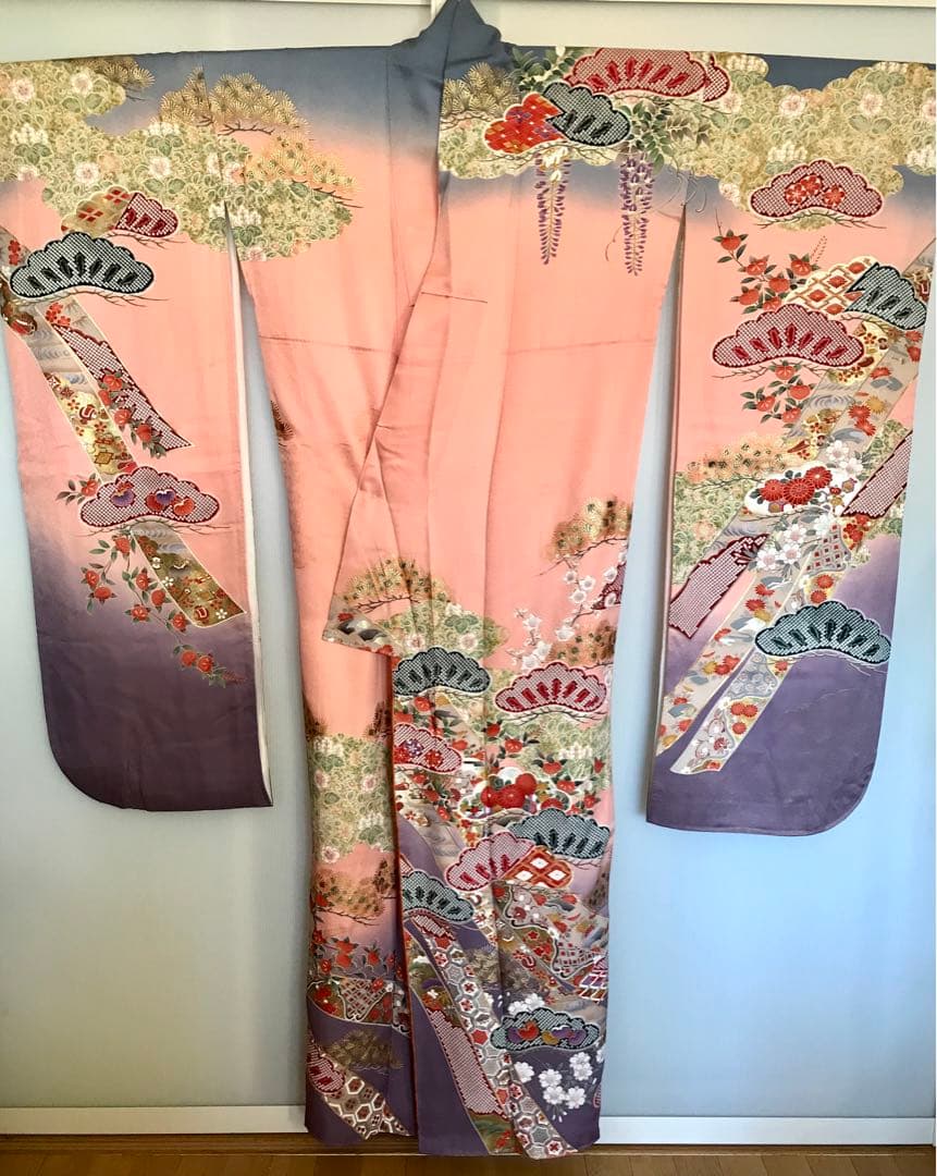 振袖　超美品　正絹　宝づくし　熨斗　日本の美結集