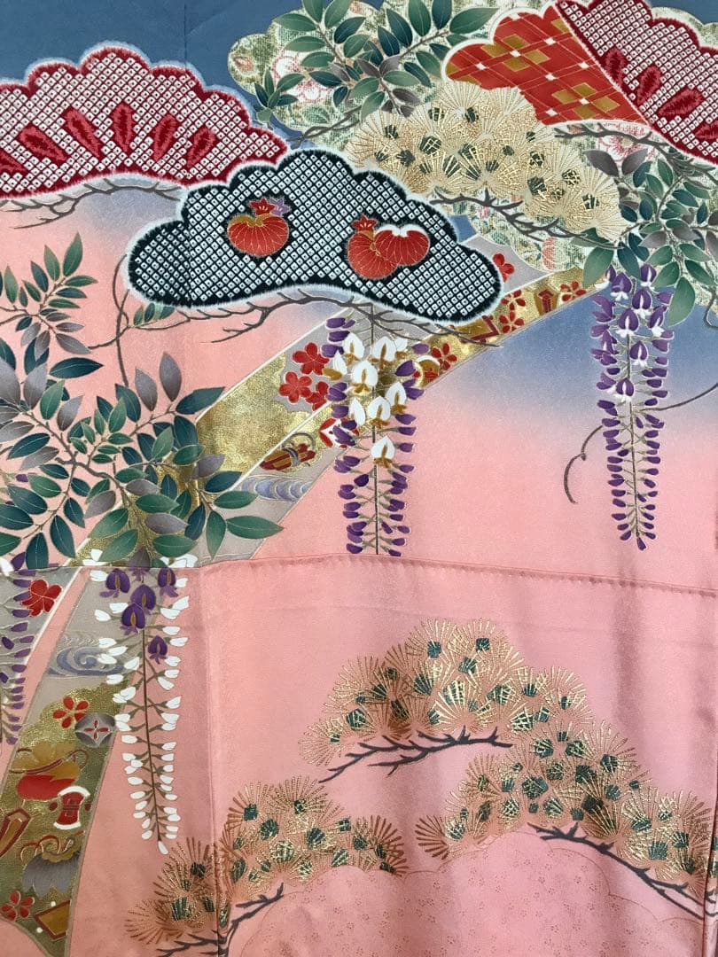 振袖　超美品　正絹　宝づくし　熨斗　日本の美結集