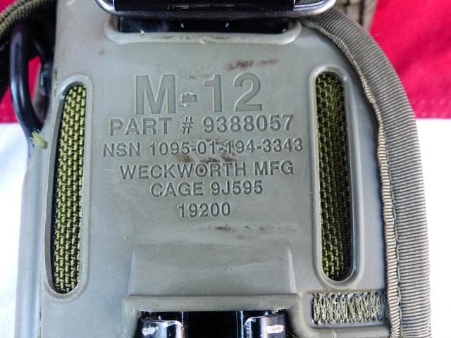 米軍実物 M-12 ホルスター　M9 ベレッタ 92F WECKWORTH 60