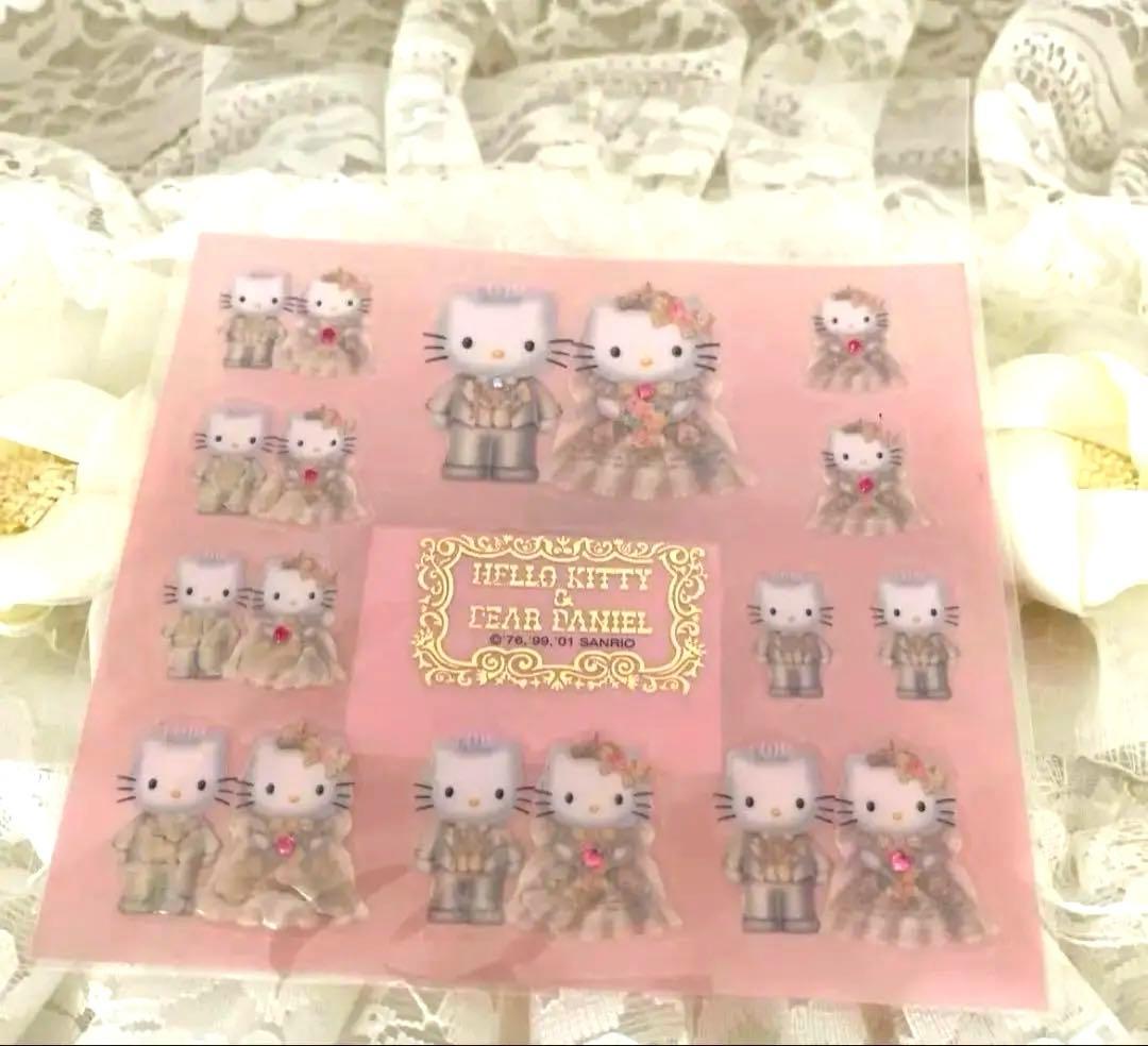 レア‼️ハローキティ ウエディングシールシート ブライダル ダニエル 新郎新婦