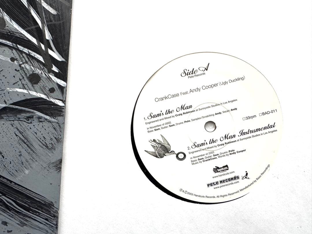 貴重★渡辺アルト直ペイントアートワークレコード 藤原ヒロシ undercover