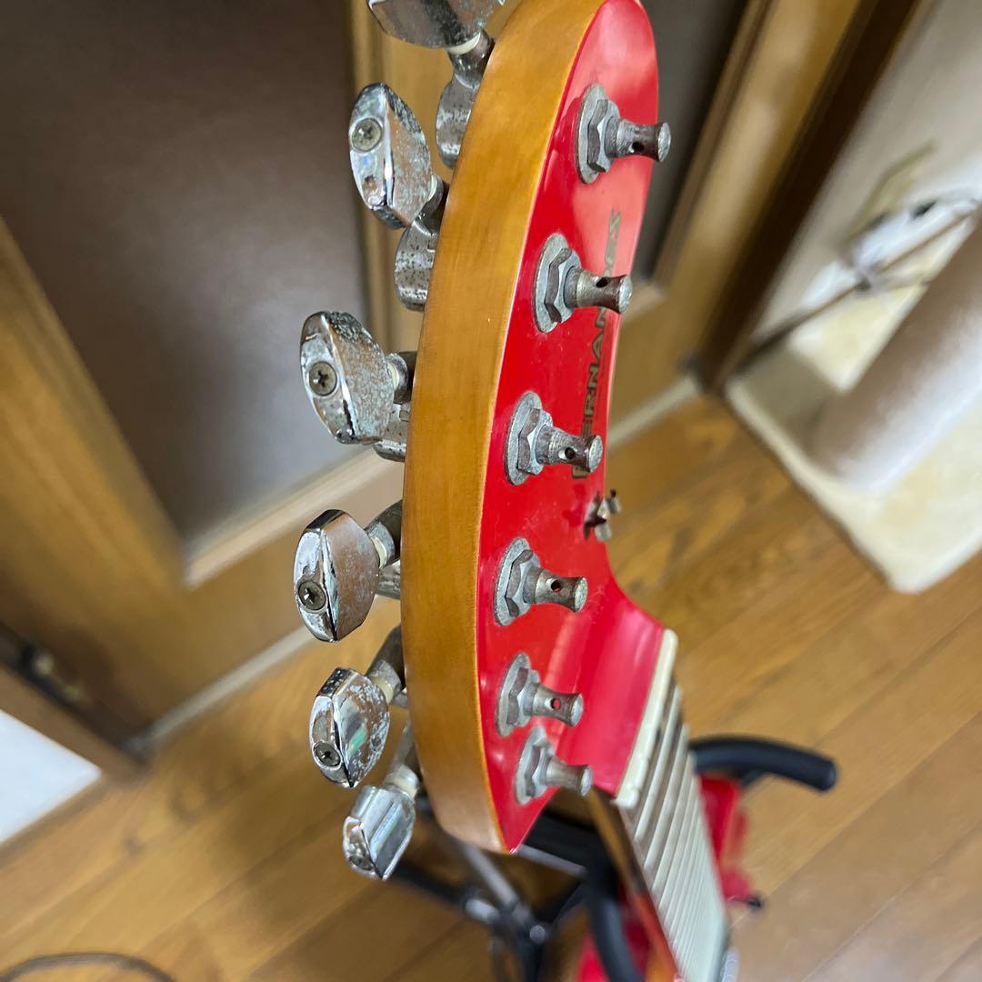 月詠さや フェルナンデスZo-3 レッド　ギタースタンド付き