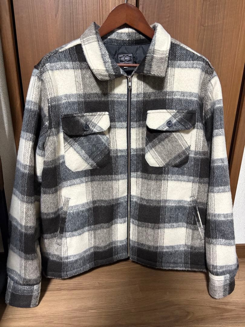 【新品未使用品】BIGMIKE オンブレチェック　ジャケット　bigmike