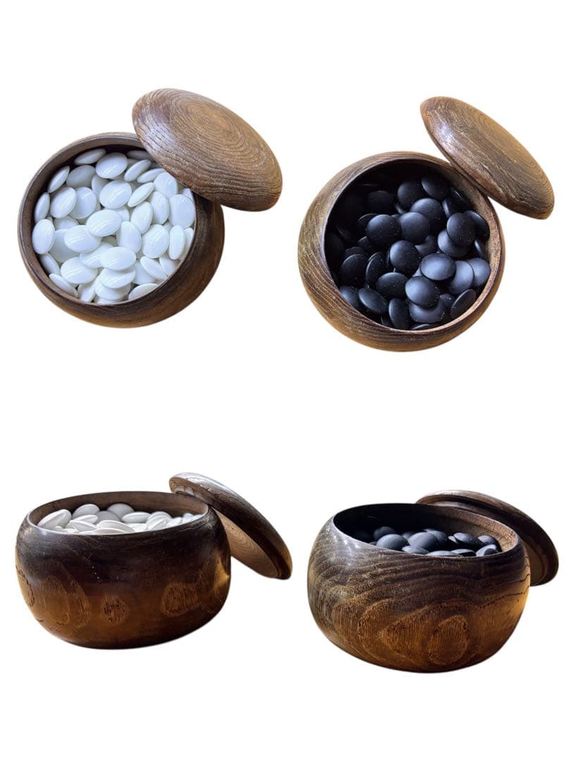 囲碁盤と木製碁石セット