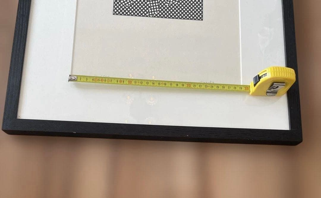 平岡雅之　版画　幾何学模様