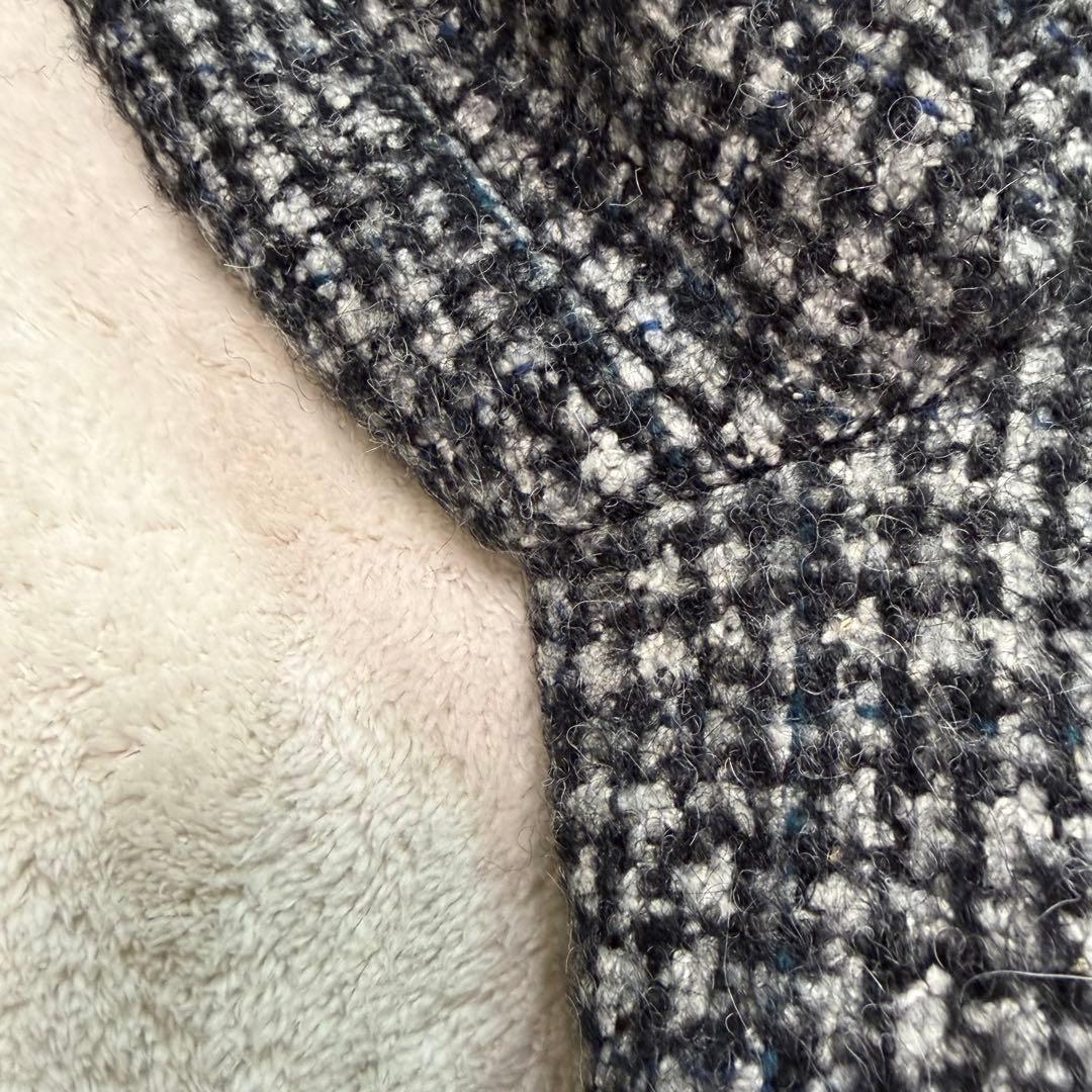 【極美品】MAX&Co. ツイード ロングコート ベルト付き XLサイズ 42