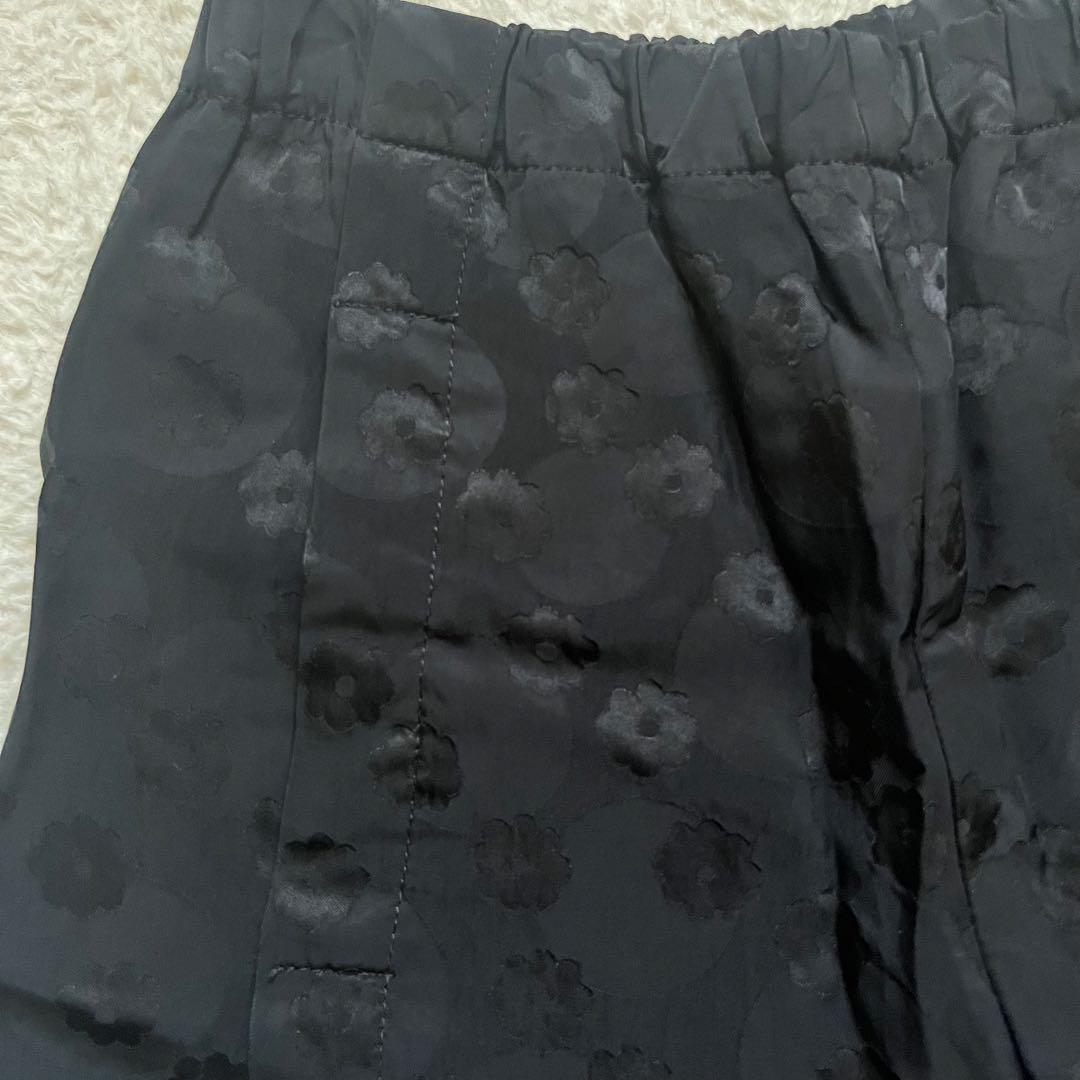 tricot COMME des GARCONS花柄ブラック ワイドパンツ