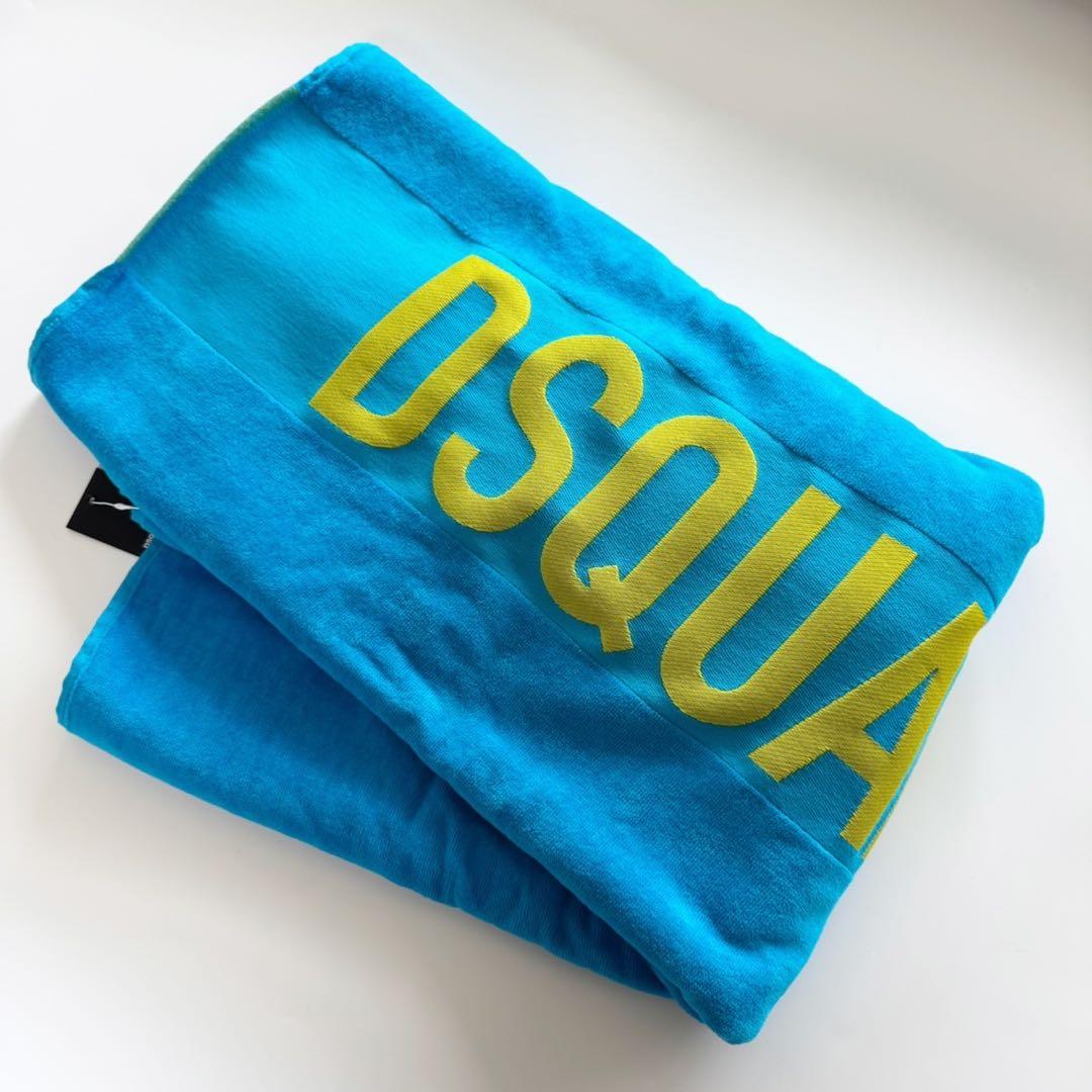 DSQUARED2 ディースクエアード ロゴ ビーチタオル 新品未使用