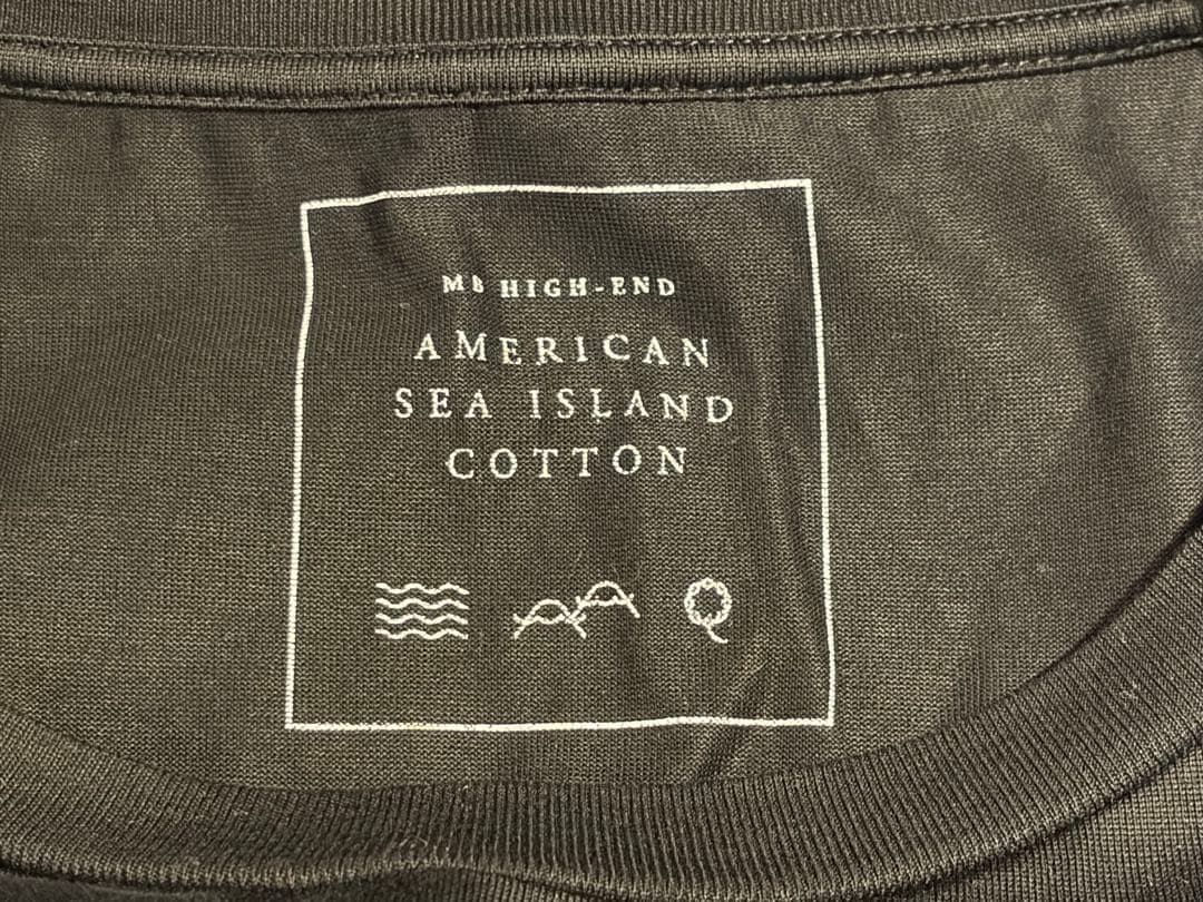 MB アメリカンシーアイランドコットンカットソー M ブラック