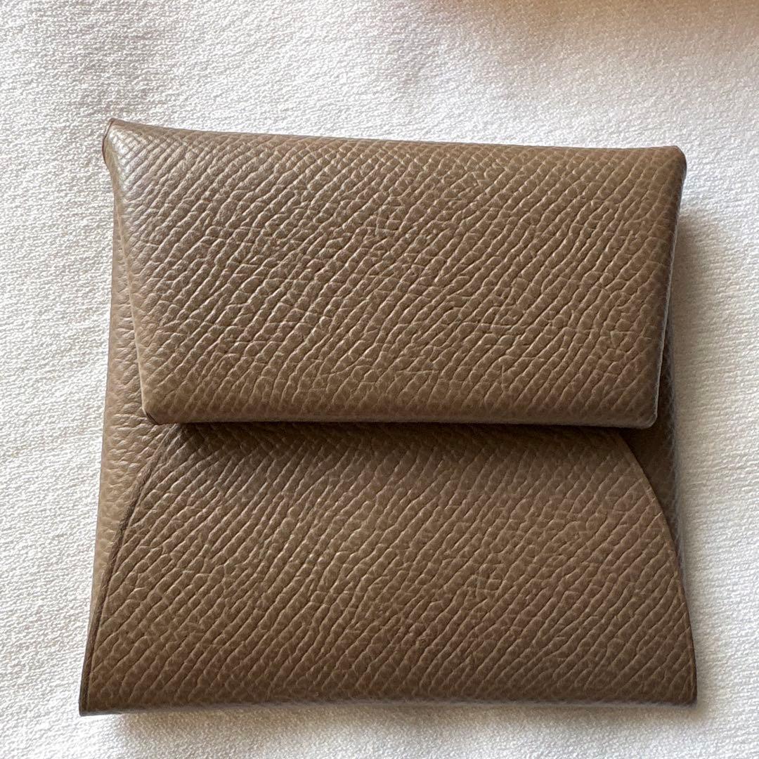 HERMES バスティアケース　 エトープ　箱　刻印あり