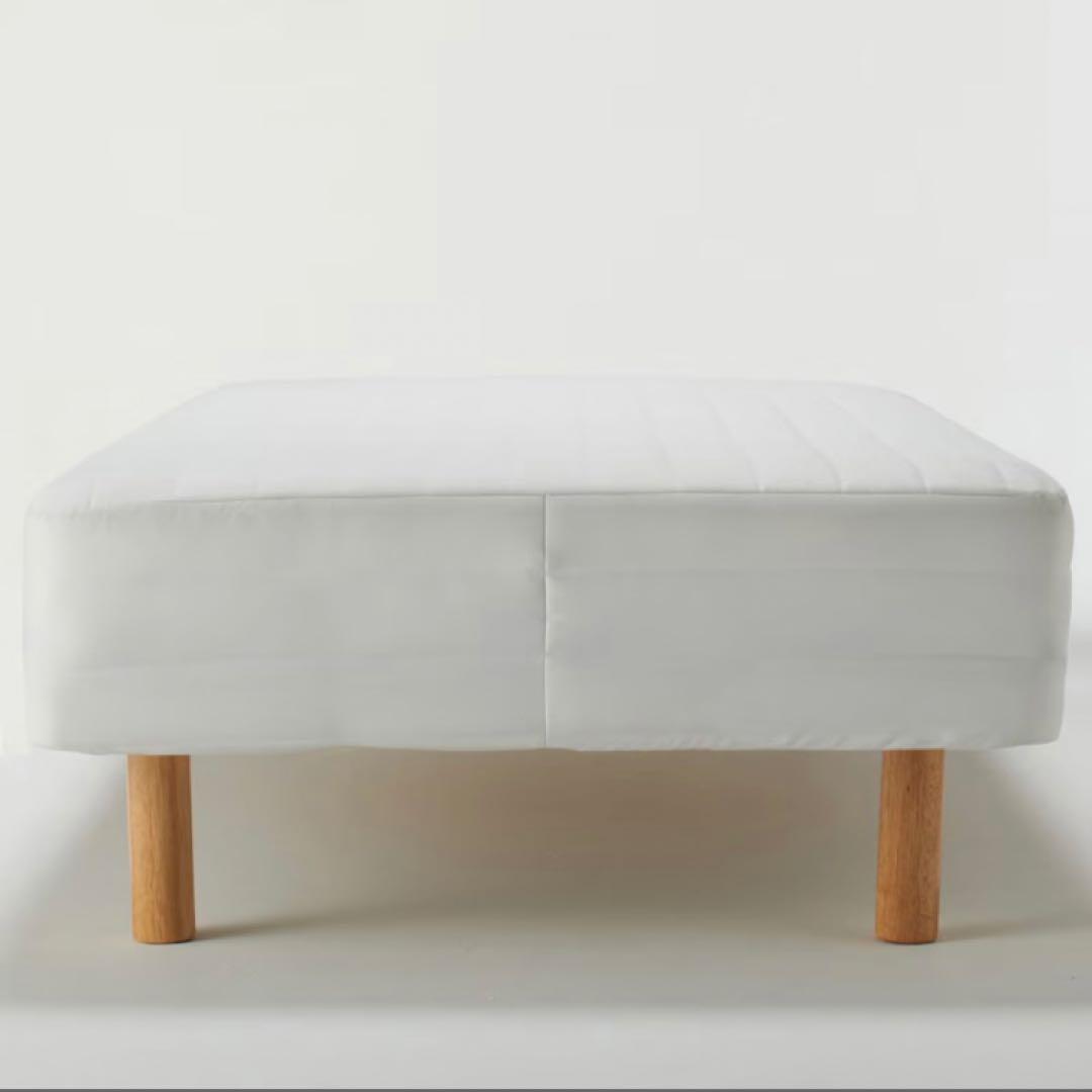 ◆無印良品　脚付マットレス　セミダブル　送料無料