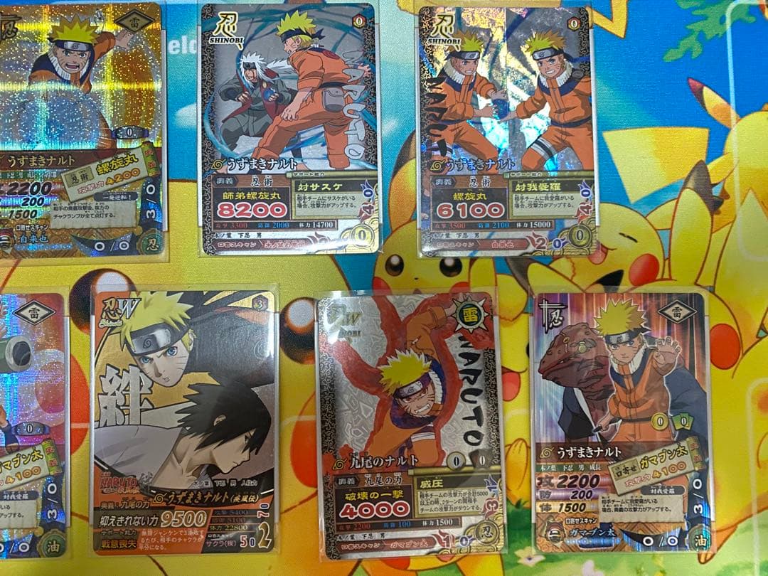 うずまきナルト　NARUTOデータカードダス　セット売り