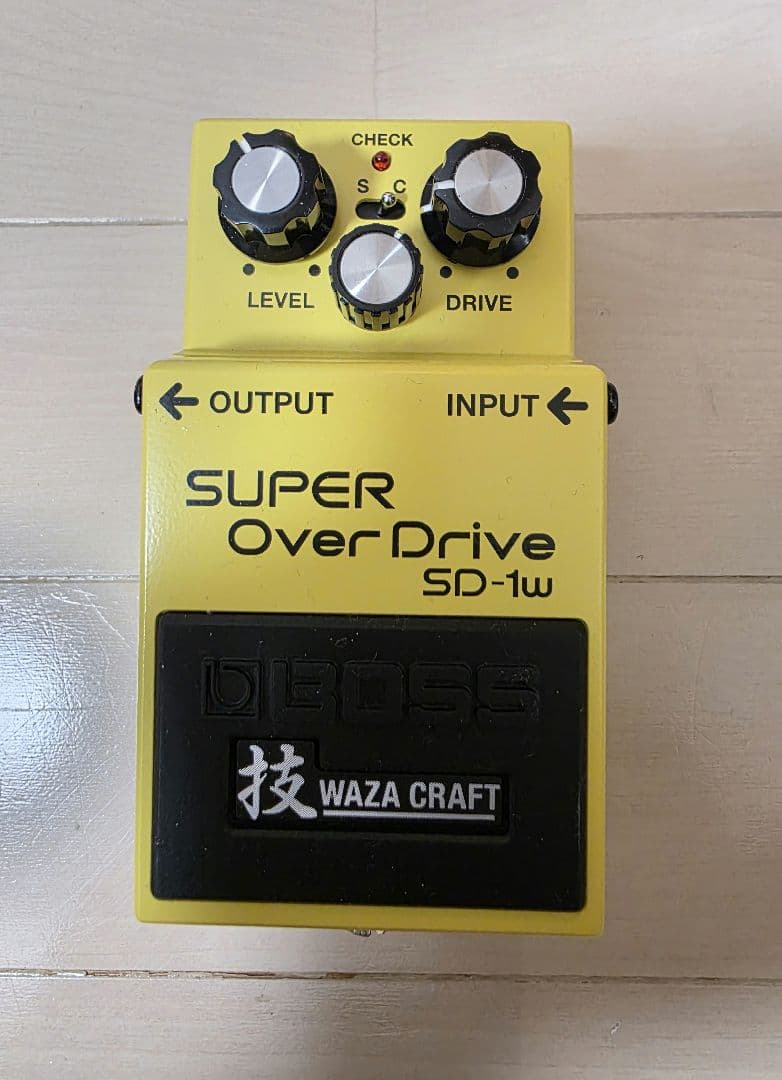 ギター BOSS SD-1W Super Over Drive waza craft