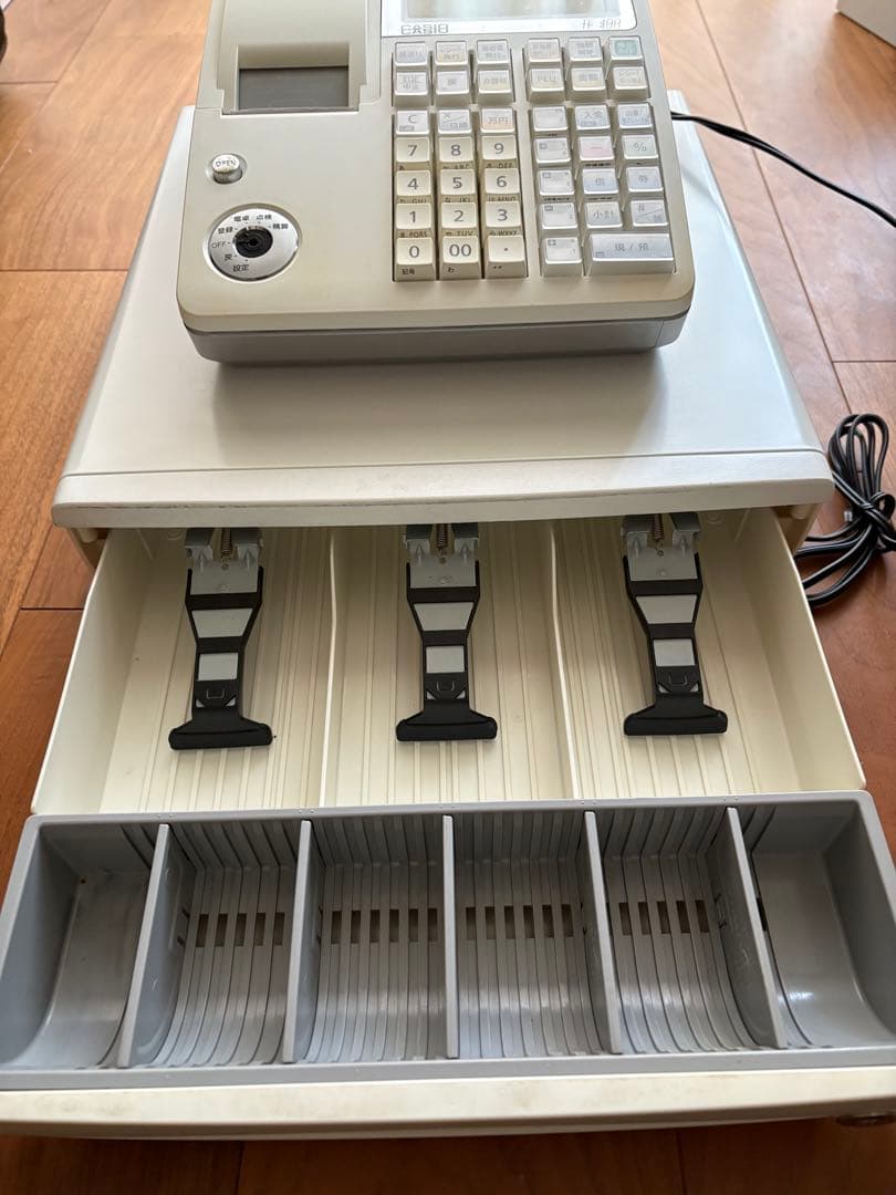 CASIO TE-400 レジスター レシートロール付き