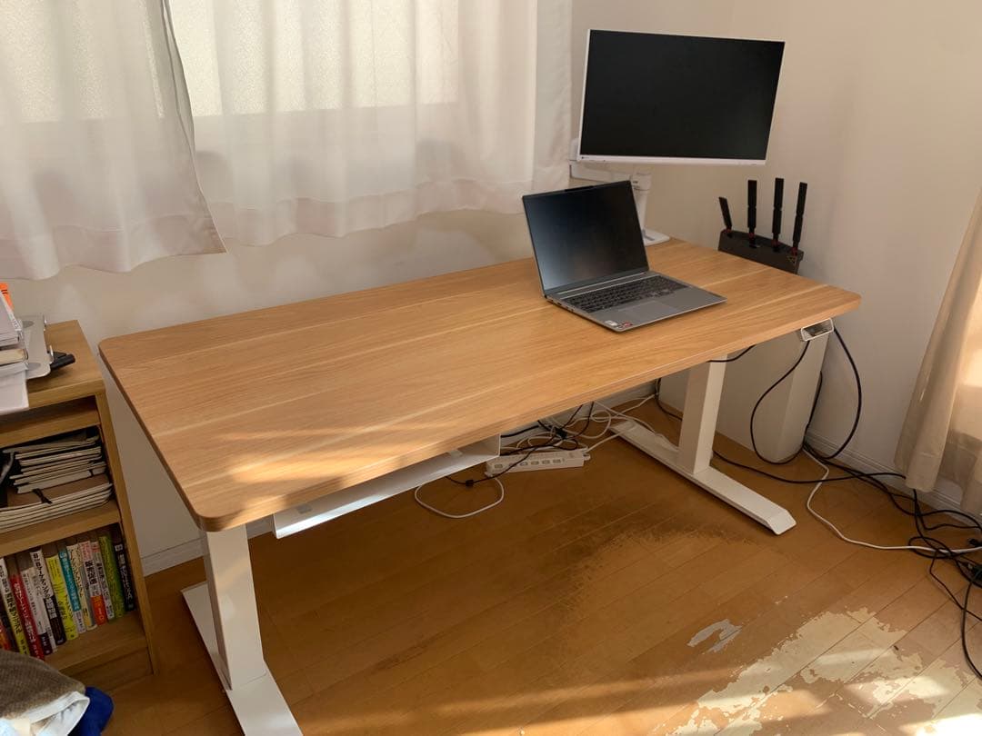 電動昇降デスクFLEXISPOT E7 天板付き