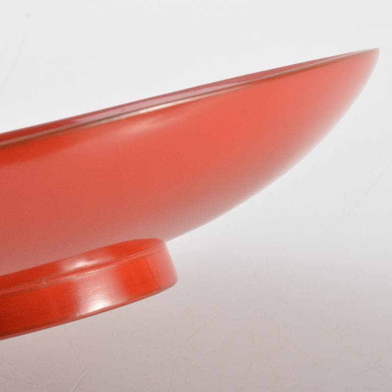 茶道具　塗師　中村宗哲作　朱塗　端午蒔絵　盃　共箱　M　R6976