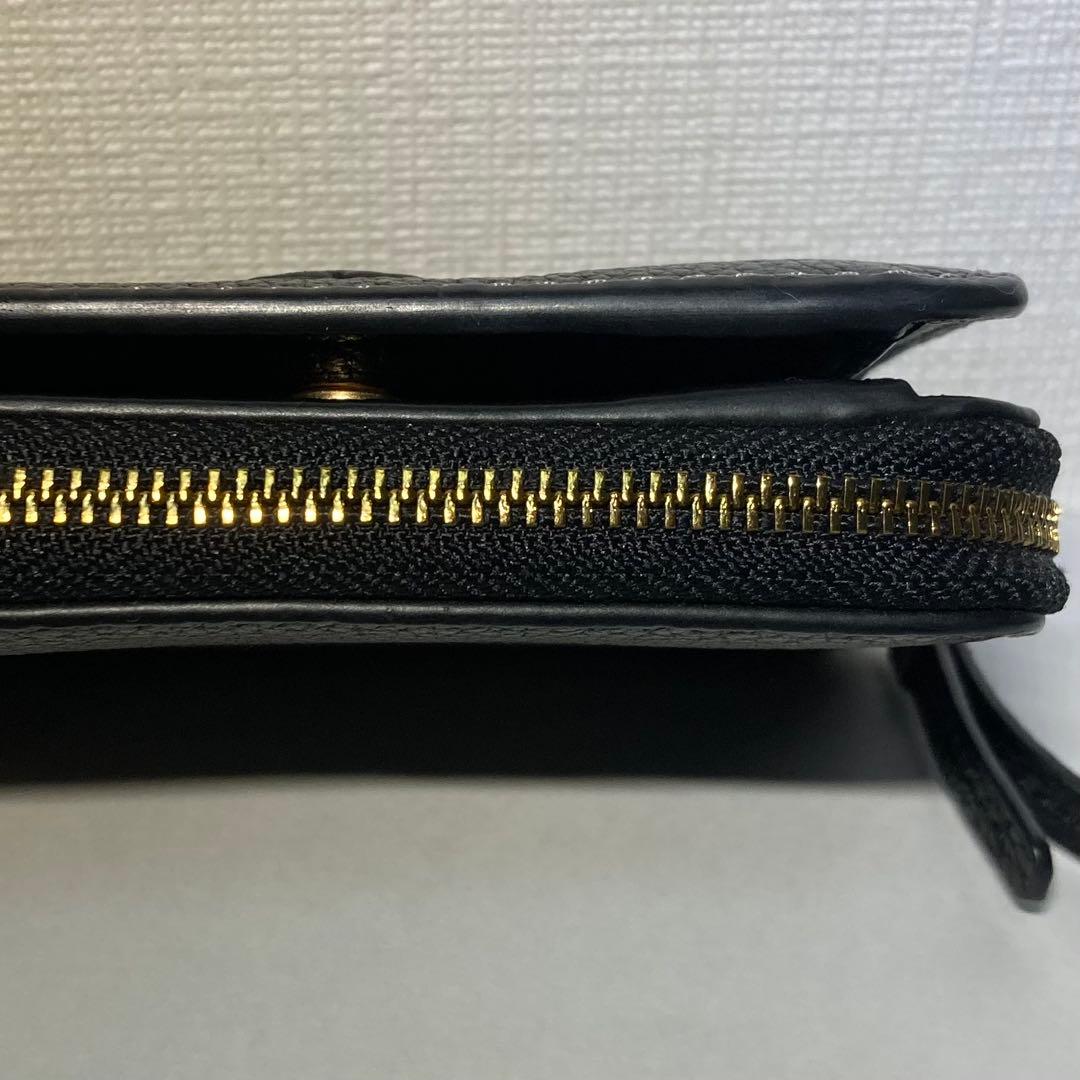 【美品】TORY BURCH トリーバーチ 財布 ブラック レザー