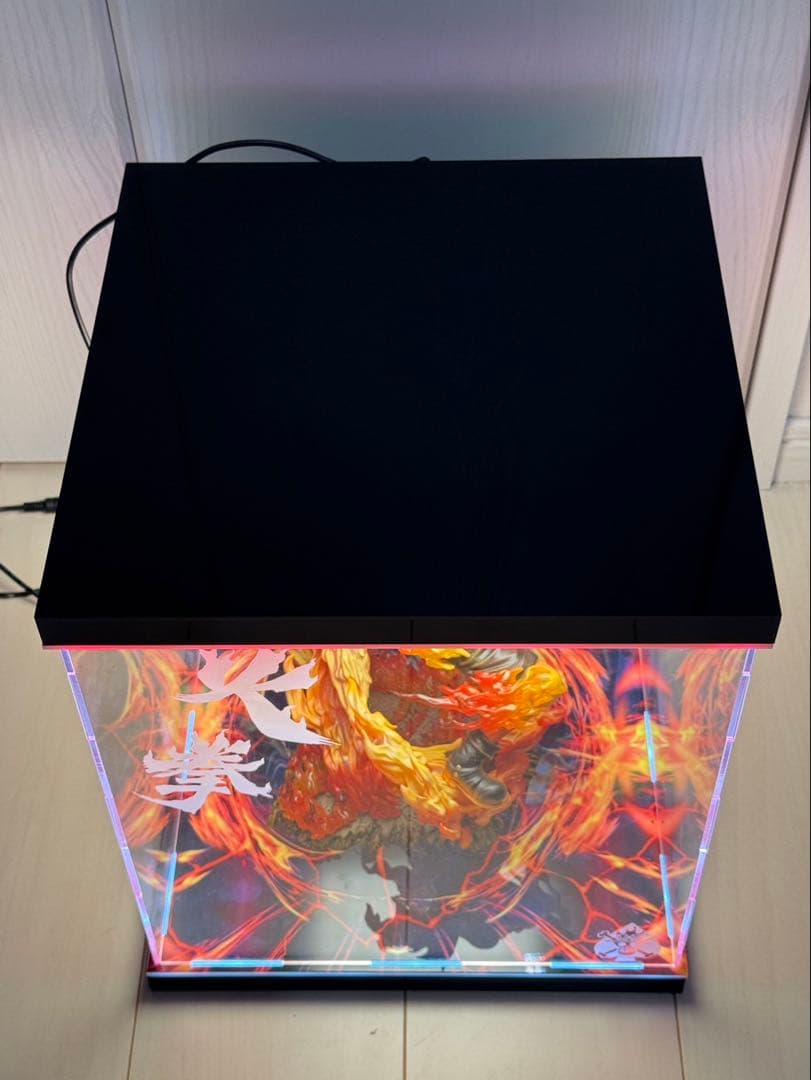 POP MAXIMUM ワンピース フィギュア エース 火拳 LEDケース付き