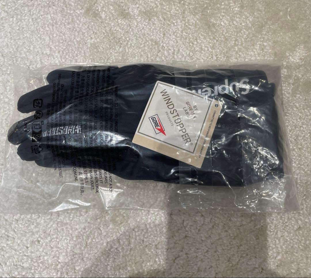 新品未使用 WINDSTOPPER® Zip Gloves 黒 Mサイズ