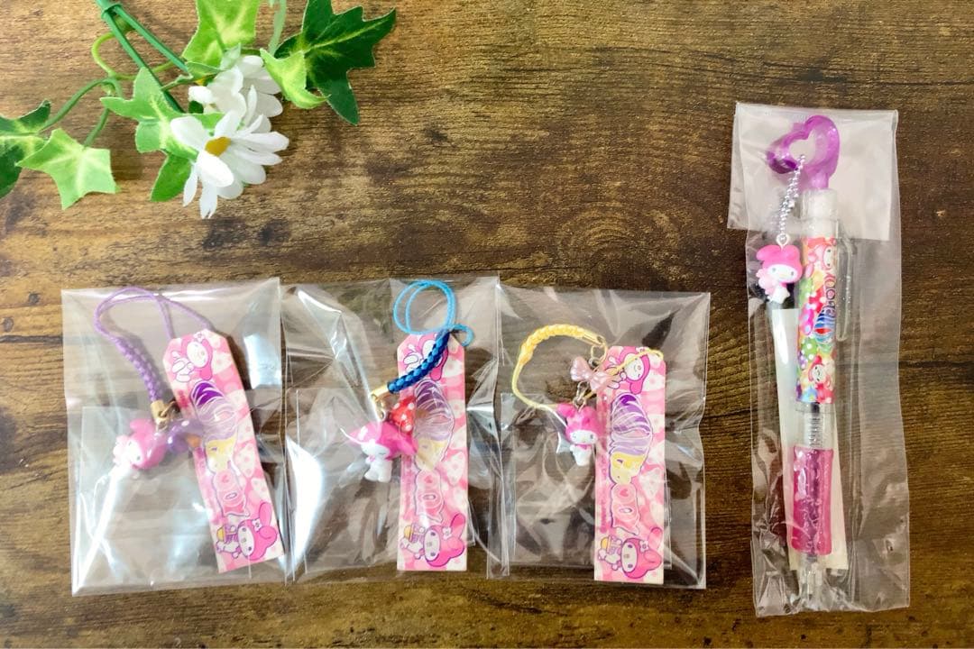 【激レア】マイメロディ 限定　きのこ　シリーズ　根付　ストラップ　ペン　入手困難