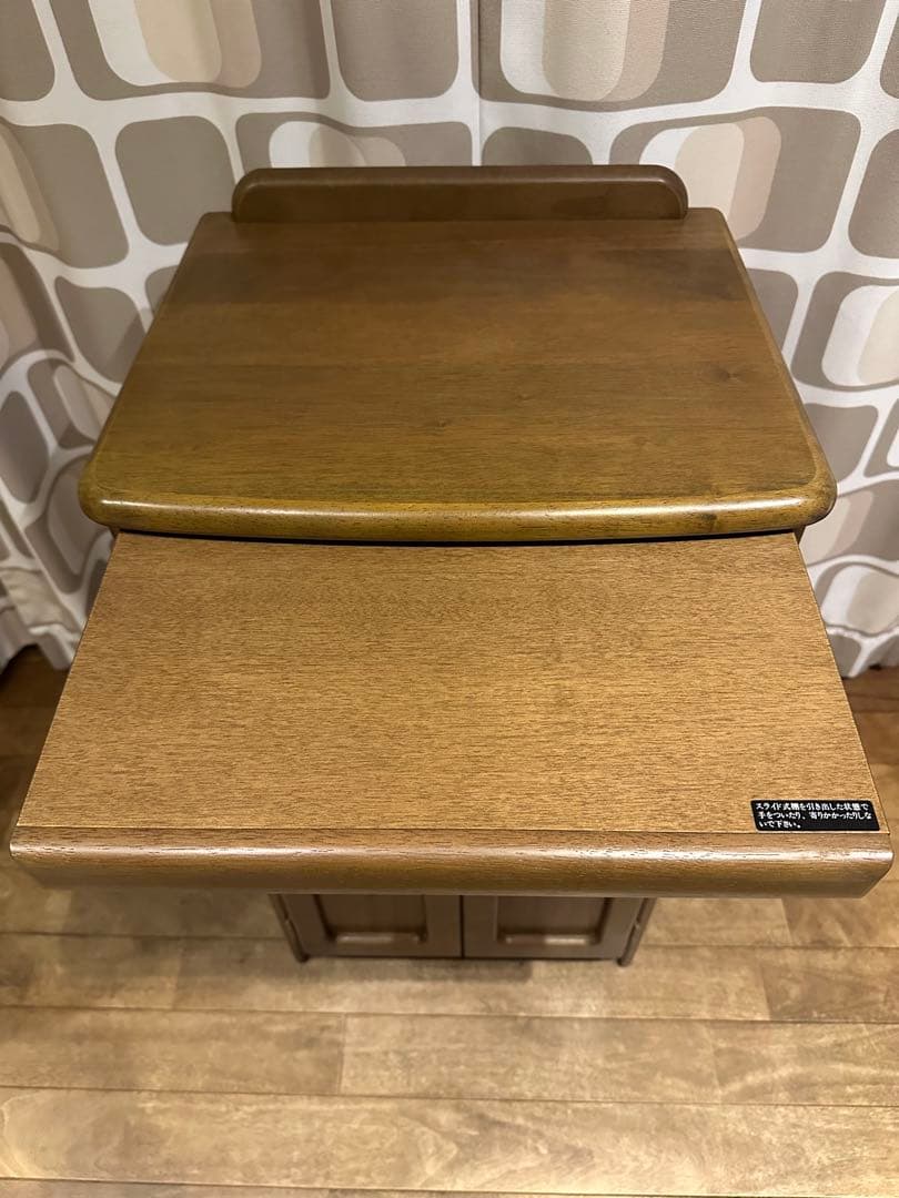 極美品 karimoku カリモク 電話台 FAX台 キャビネット