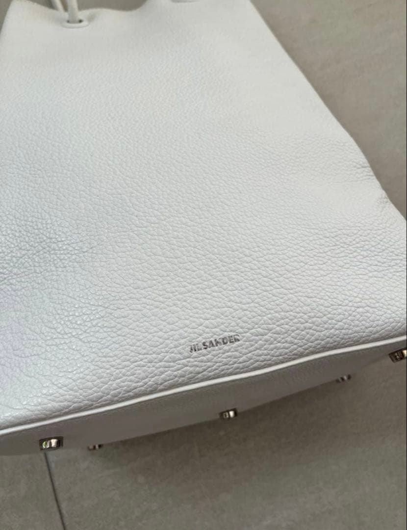 【のんのん】JIL SANDER ジルサンダー　レザーバッグ 白
