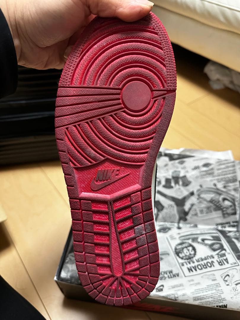 Nike Air Jordan 赤白 スニーカー 本体