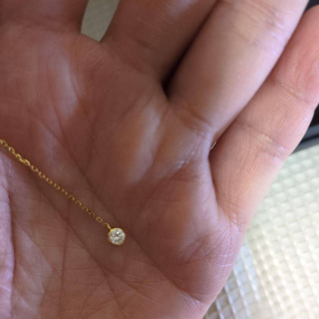 k18YG 0.1ct✕2ダイヤモンドアメリカンピアス【最終お値段】