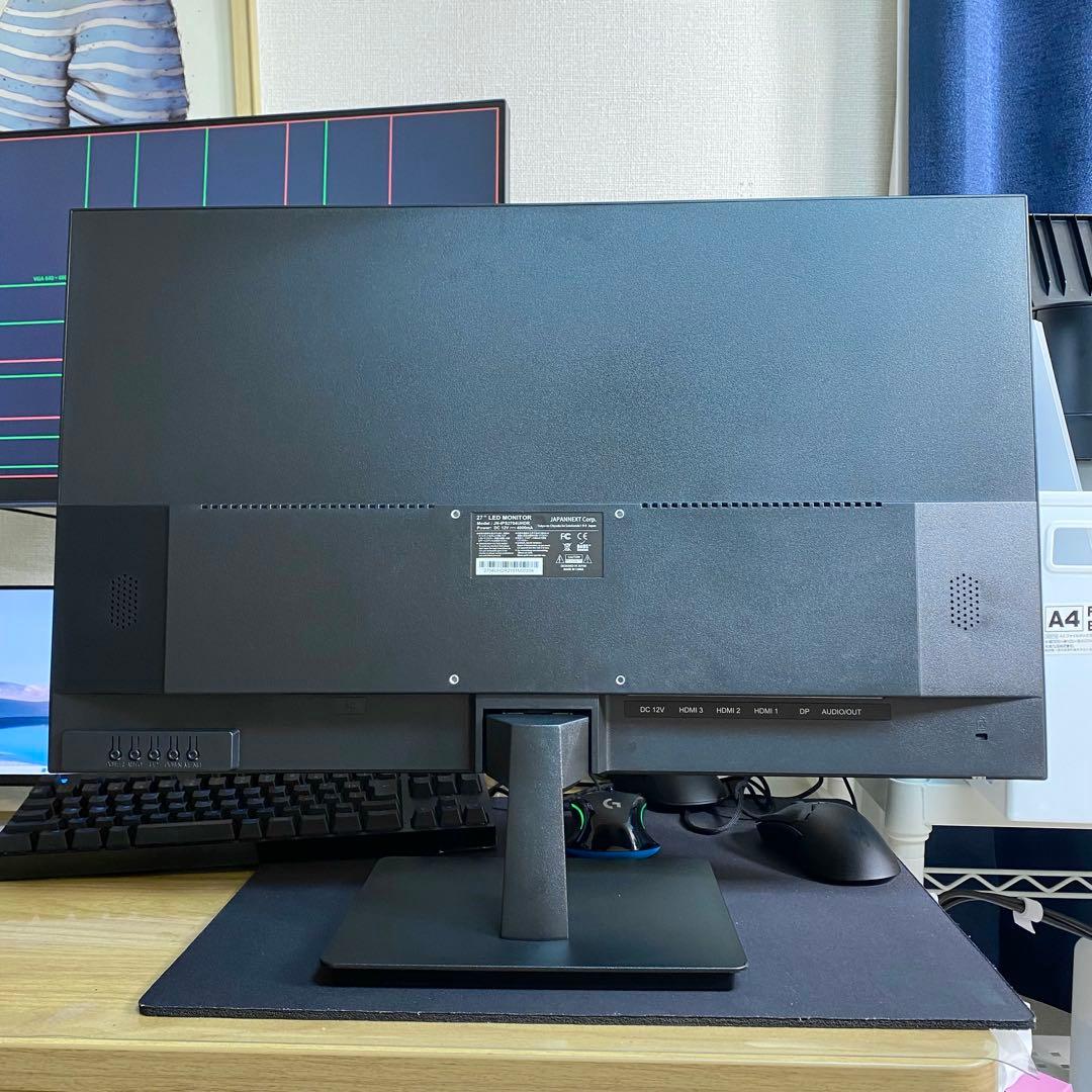 JAPANNEXT JN-IPS2704UHDR 4K　27インチ液晶モニター