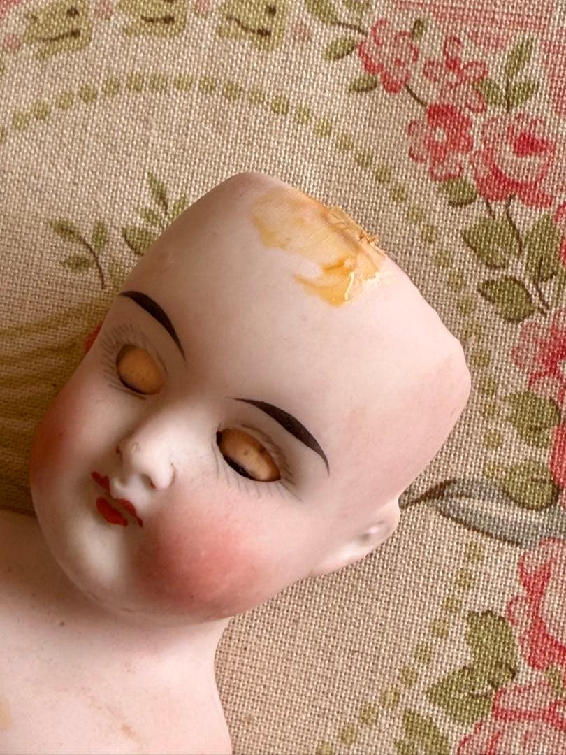 アンティーク　ミニョネット　ドール　オールビスク