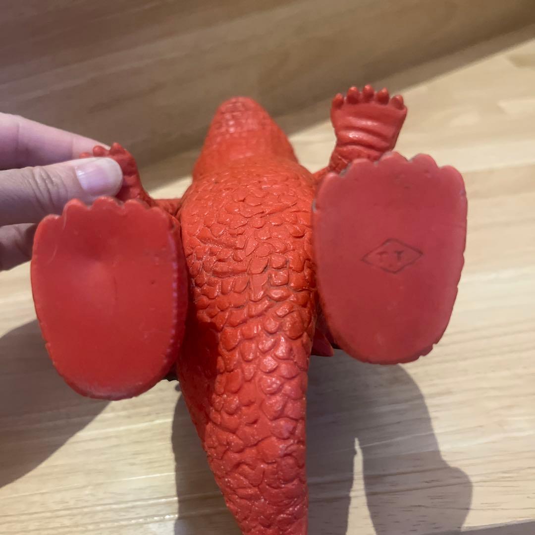 k*i様 希少 当時物 タカトク アンキロザウルス ソフビ 人形 パチ 怪獣 恐