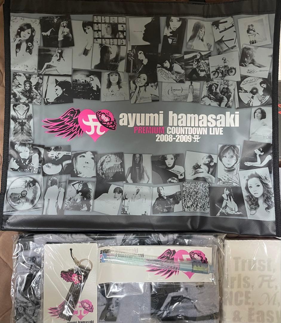 浜崎あゆみ　カウントダウンライブ　2008-2009、スポーツタオル、ポーチ