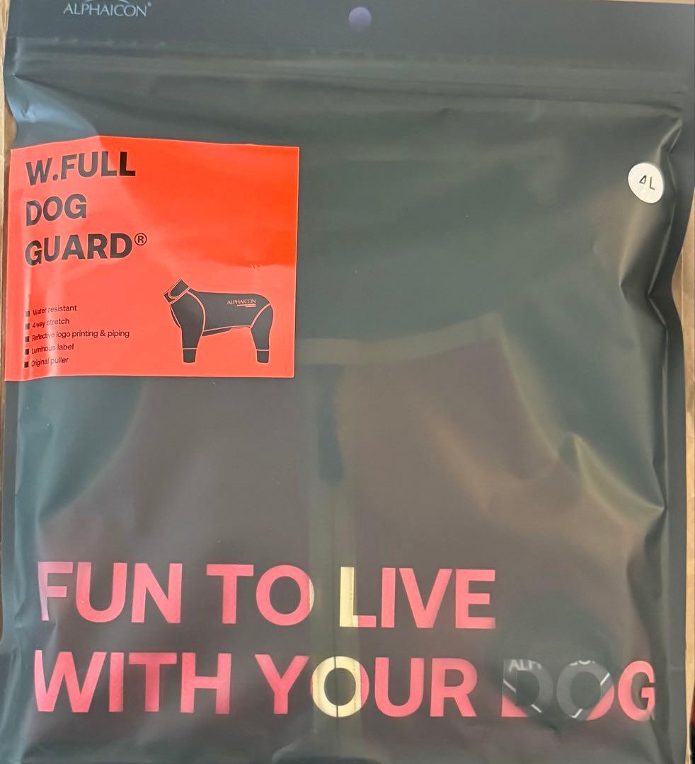 犬服・アクセサリー Alphaicon W.FULL DOG GUARD RETRO SKI 4L