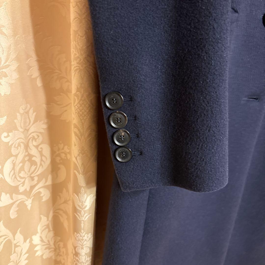 年末セール‼️美品 グッチ チェスターコート 38 ネイビー