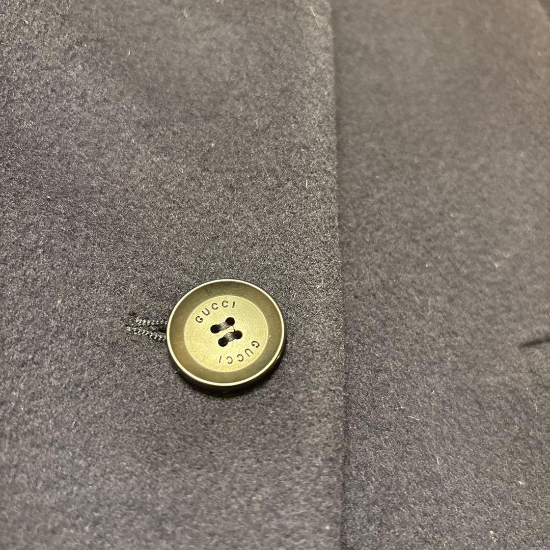 年末セール‼️美品 グッチ チェスターコート 38 ネイビー