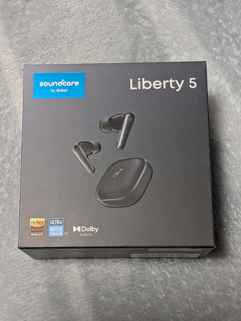Soundcore Liberty5 ワイヤレスイヤホン　ミッドナイトブラック