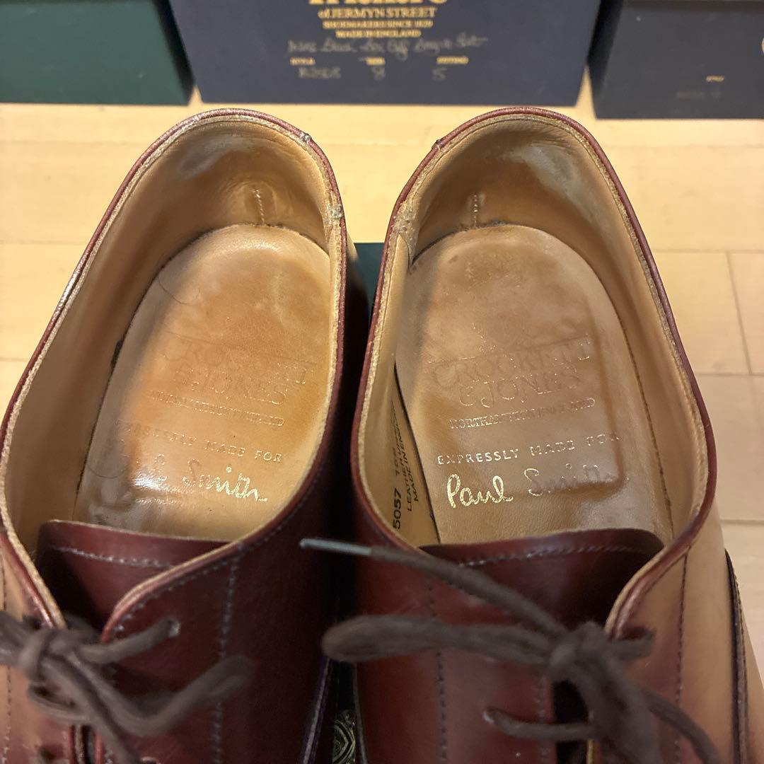 Paul Smith 別注 CROCKETT＆JONES HALLAM 7.5E