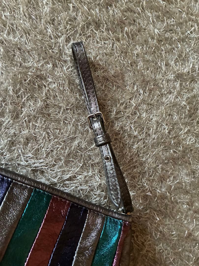 【未使用】　miu miu ミュウミュウ ミニバッグ　ポーチ　マルチカラー