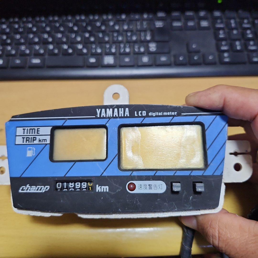 希少ヤマハチャンプ50純正デジタルメーター