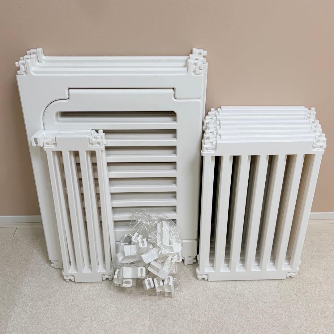 ペットサークル 160×80cm ドア付き ペットケージ ゲージ　多頭飼い