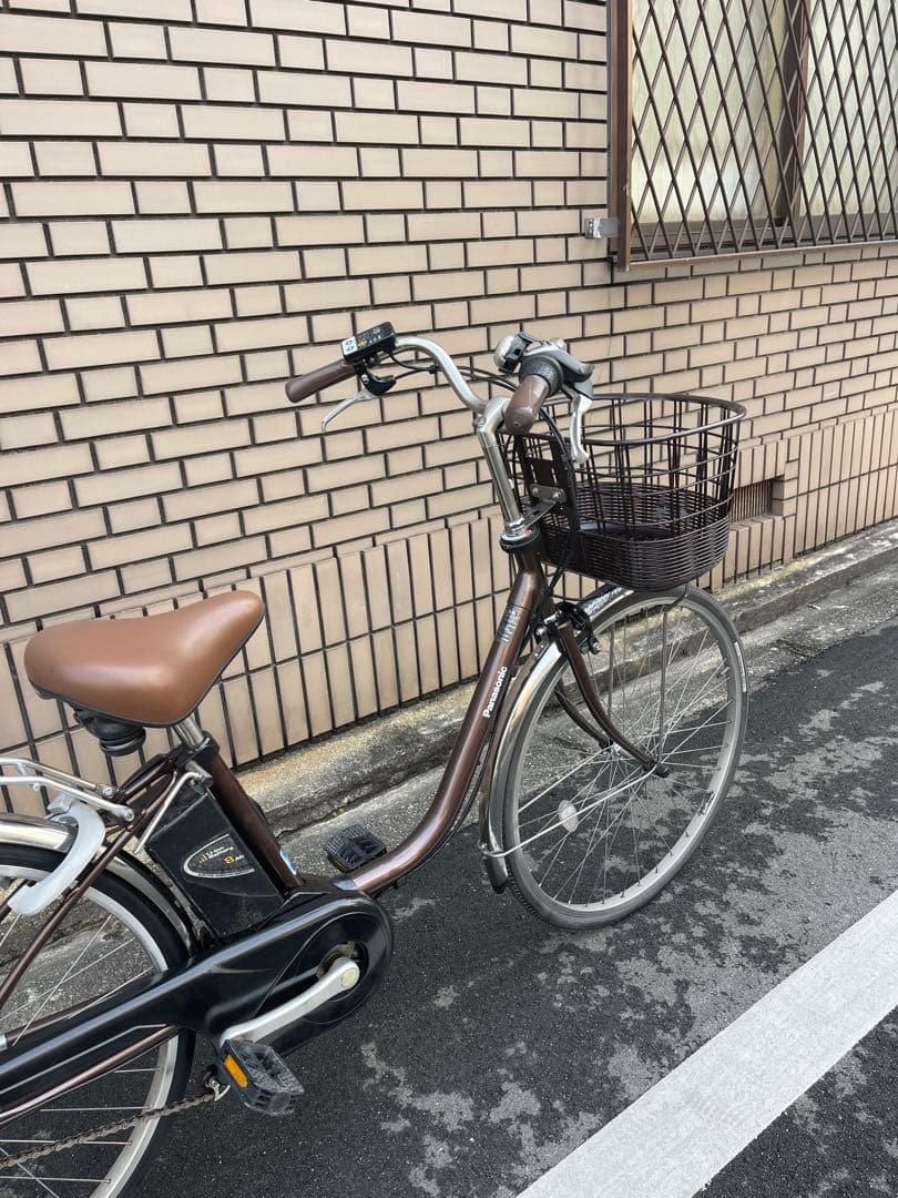 電動アシスト自転車 ブラウン シティタイプ