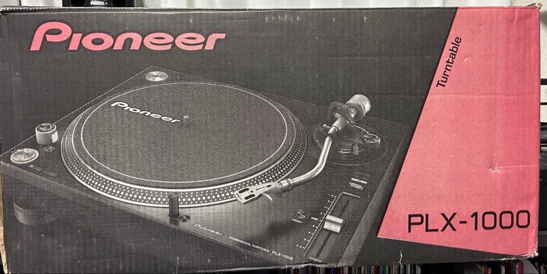 2018年製 Pioneer ターンテーブル PLX-1000 箱説その他あり