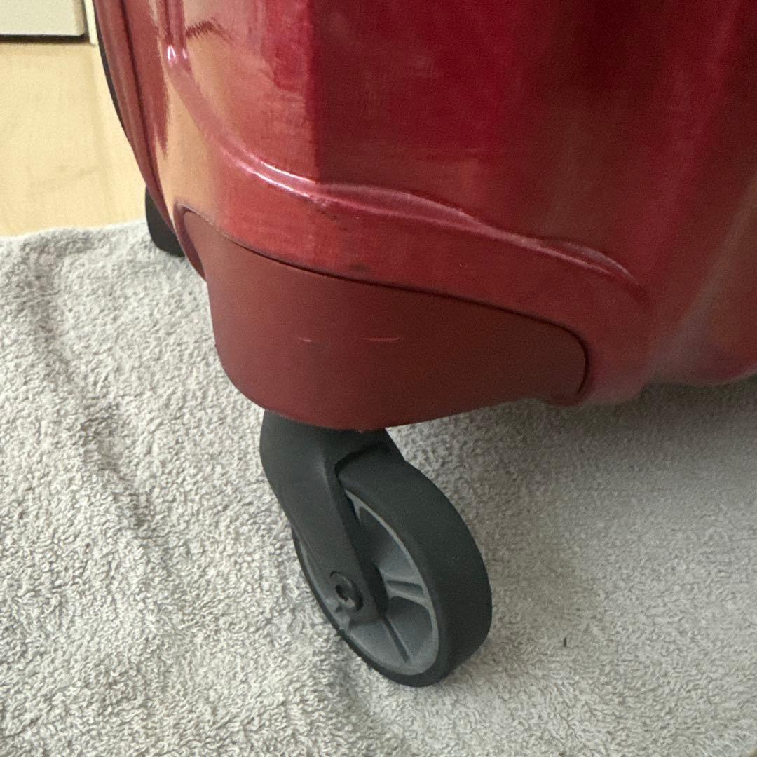 中古　サムソナイト　スーツケース　Lサイズ　赤